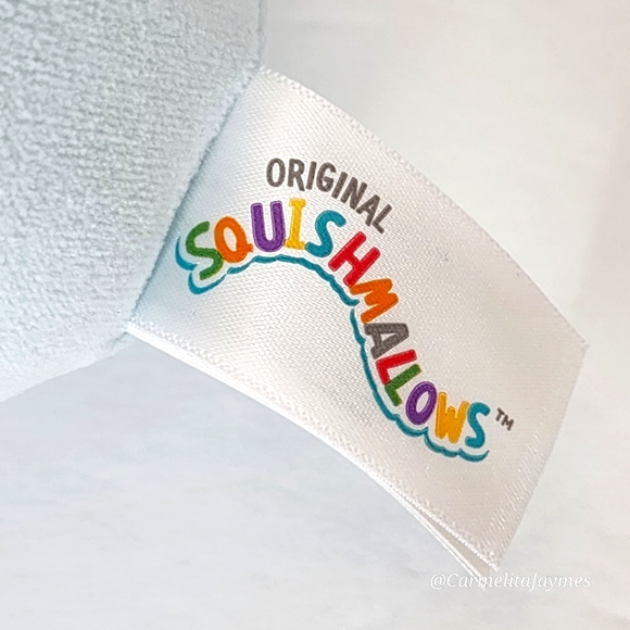 🐣 BUTTONS 🐰 Blue Bunny w Egg Basket Easter 2024 Original Squishmallow ☆》NWT《☆ - Picture 6 of 7